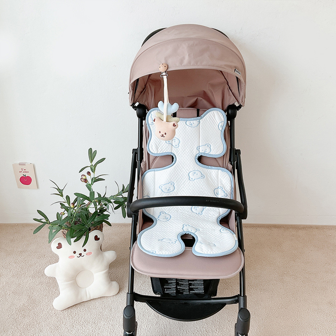 듀라론 유모차 라이너 쿨링 신생아 쿨시트 유모카 여름 통풍 카시트겸용 돗람이브라운