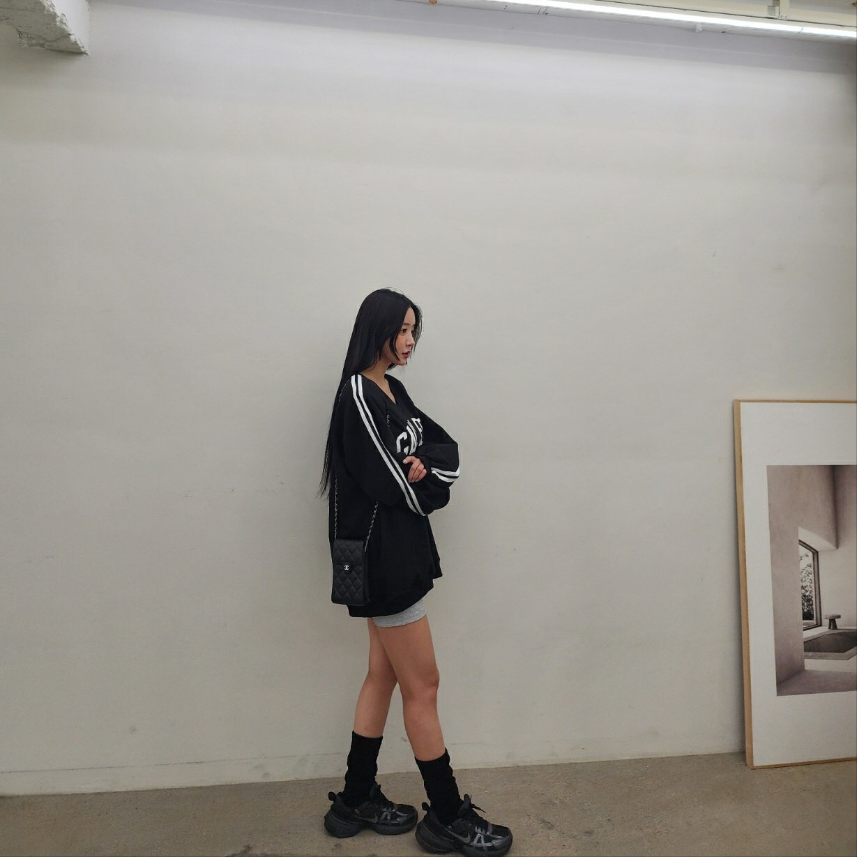 데일리 숏 골지레깅스 상세 이미지 15