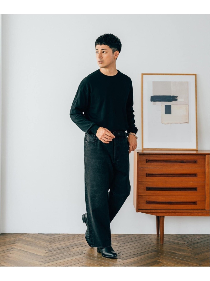 리바이스 Levi`s x 417 에디피스 30th 빅 501 데님 팬츠 청바지 L26 블랙 - 상세 이미지 3
