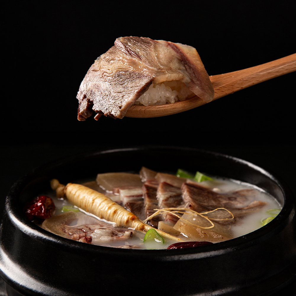 우정옥 여주 한우 소머리 사골 곰탕 1kg 2인분 - 상품 이미지
