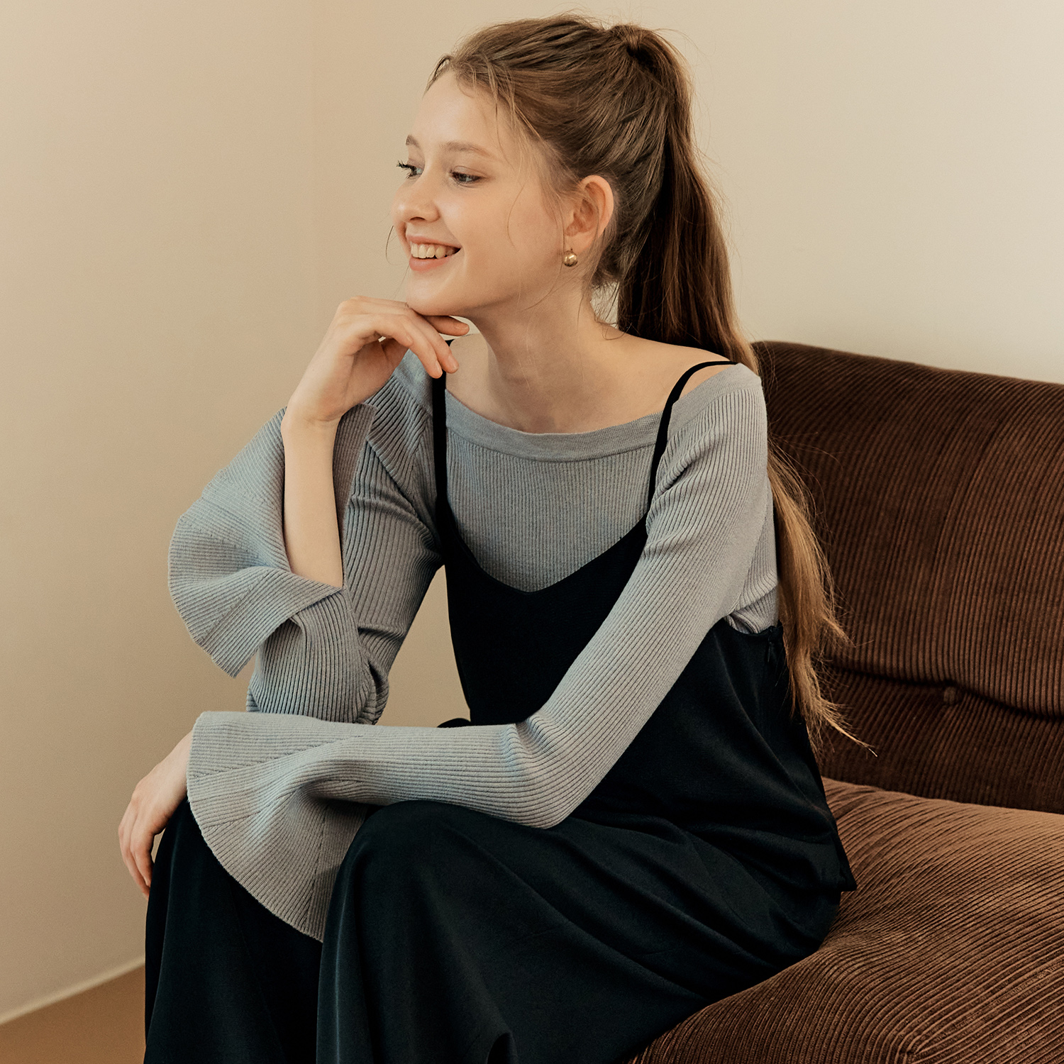 [N배송][제로스트릿][3컬러] 발레리나 스웨터 BALLERINA SWEATER - 상세 이미지 5