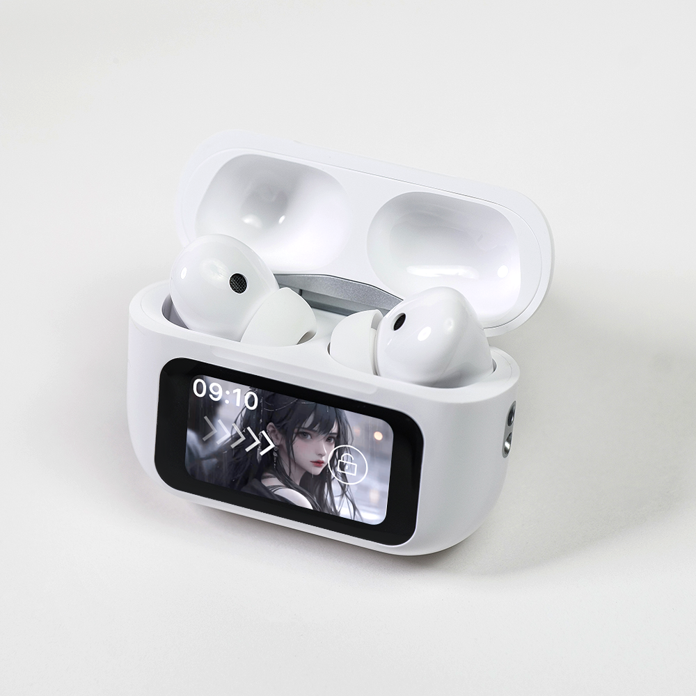 펭카버즈PB7004 LCD화면 가심비 노이즈 캔슬링 블루투스 무선이어폰 아이폰 갤럭시호환 제품 이미지