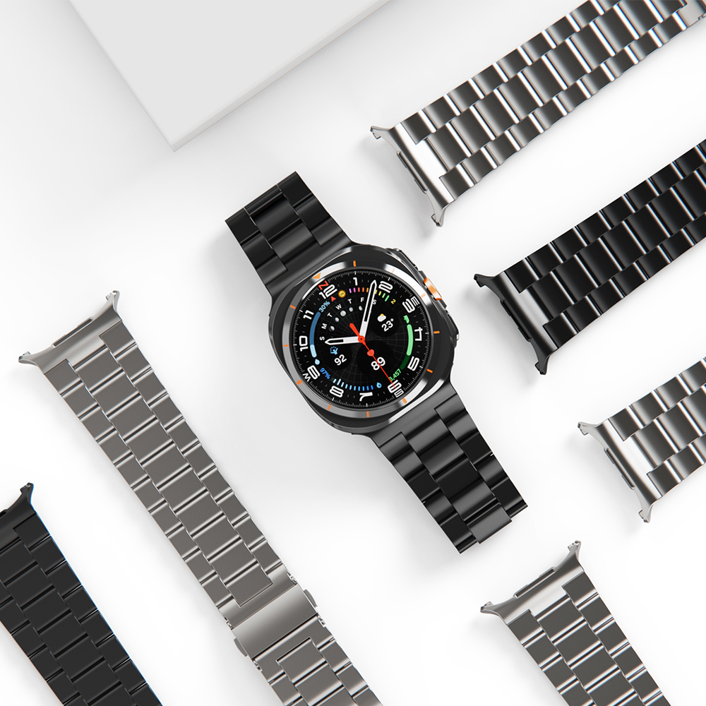 커브형 갤럭시워치 울트라 스트랩 메탈 쥬빌레 루프 밴드 시계줄 - 상세 이미지 5