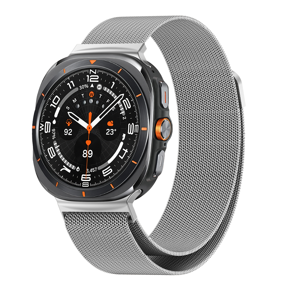 커브형 갤럭시워치 울트라 스트랩 밀레니즈 메탈 루프 밴드 시계줄 - 상세 이미지 2