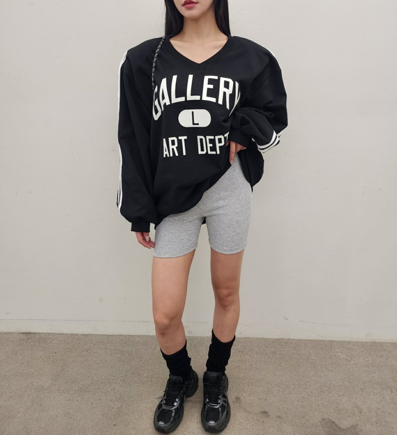 데일리 숏 골지레깅스 상세 이미지 13
