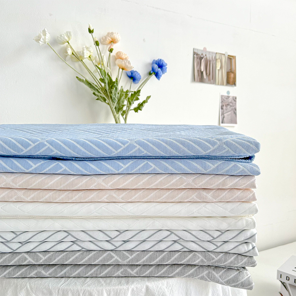 쿠에뜨 냉감패드 듀라론 휴비스 SS 고정밴드 아쿠아 여름침대패드