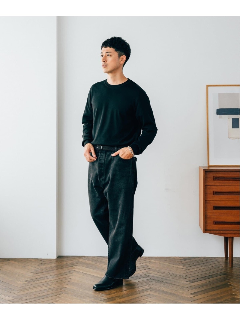 리바이스 Levi`s x 417 에디피스 30th 빅 501 데님 팬츠 청바지 L26 블랙 - 상세 이미지 4