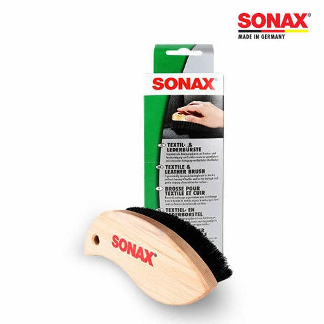 SONAX 소낙스 직물 & 가죽 브러쉬 레더 브러시 - 메인 이미지