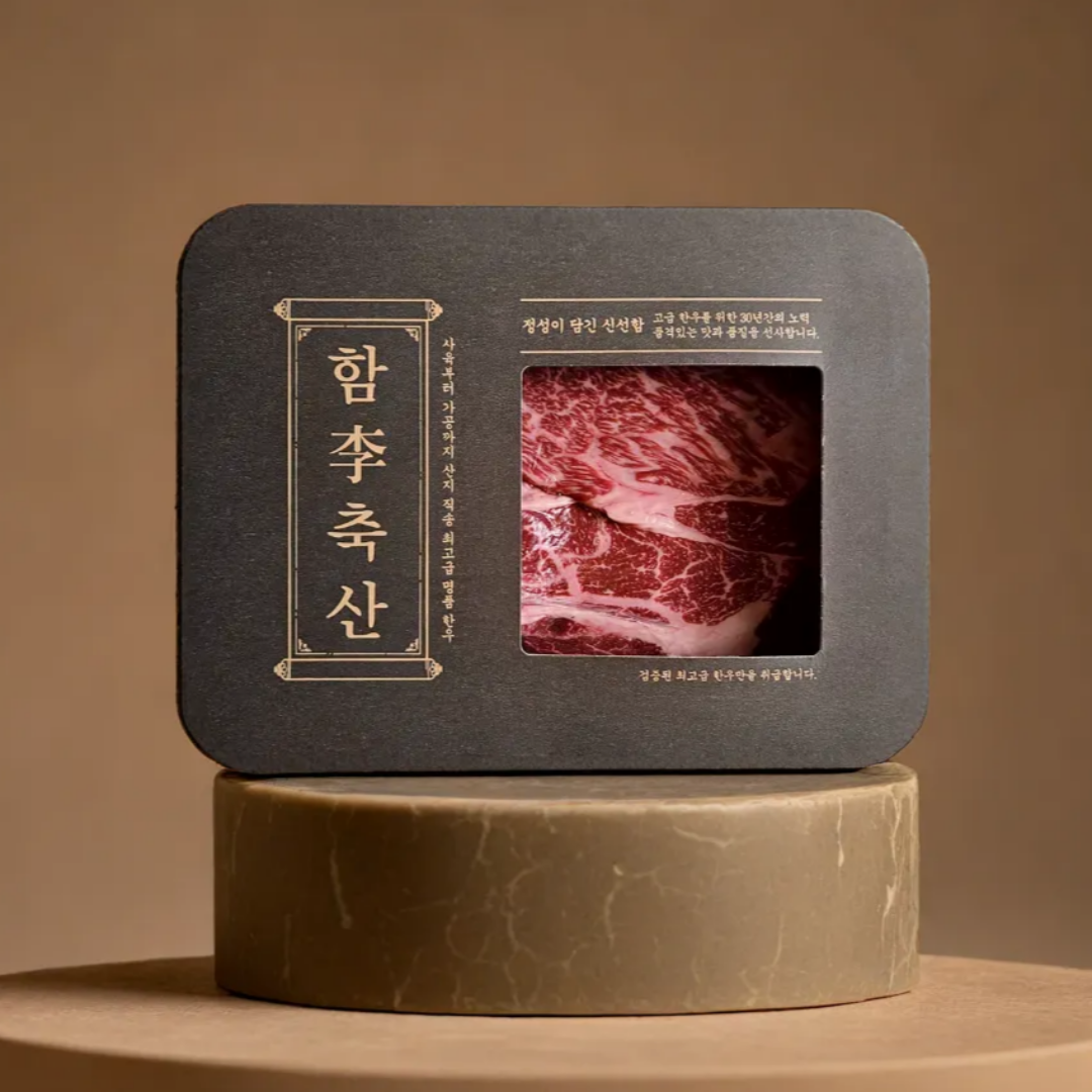원뿔 한우 선물세트 1.2kg 소고기 구이용 혼합 명절 추석 - 상세 이미지 3