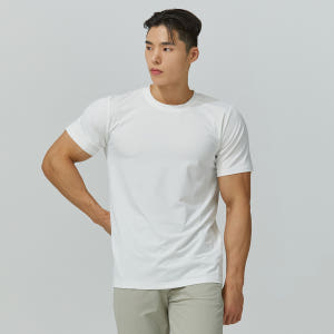 블랙몬스터핏 쿨베이스 에어 기능성 무지 반팔 운동 헬스 티셔츠 착용 후기 | 사이즈/핏 총정리 - 상품 이미지 2