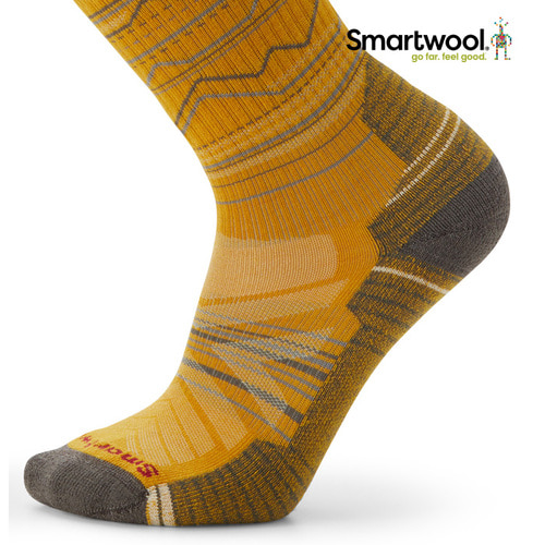 [스마트울] Hike Light Cushion Mountain Range Pattern Crew Socks 스마트울 - 상세 이미지 2