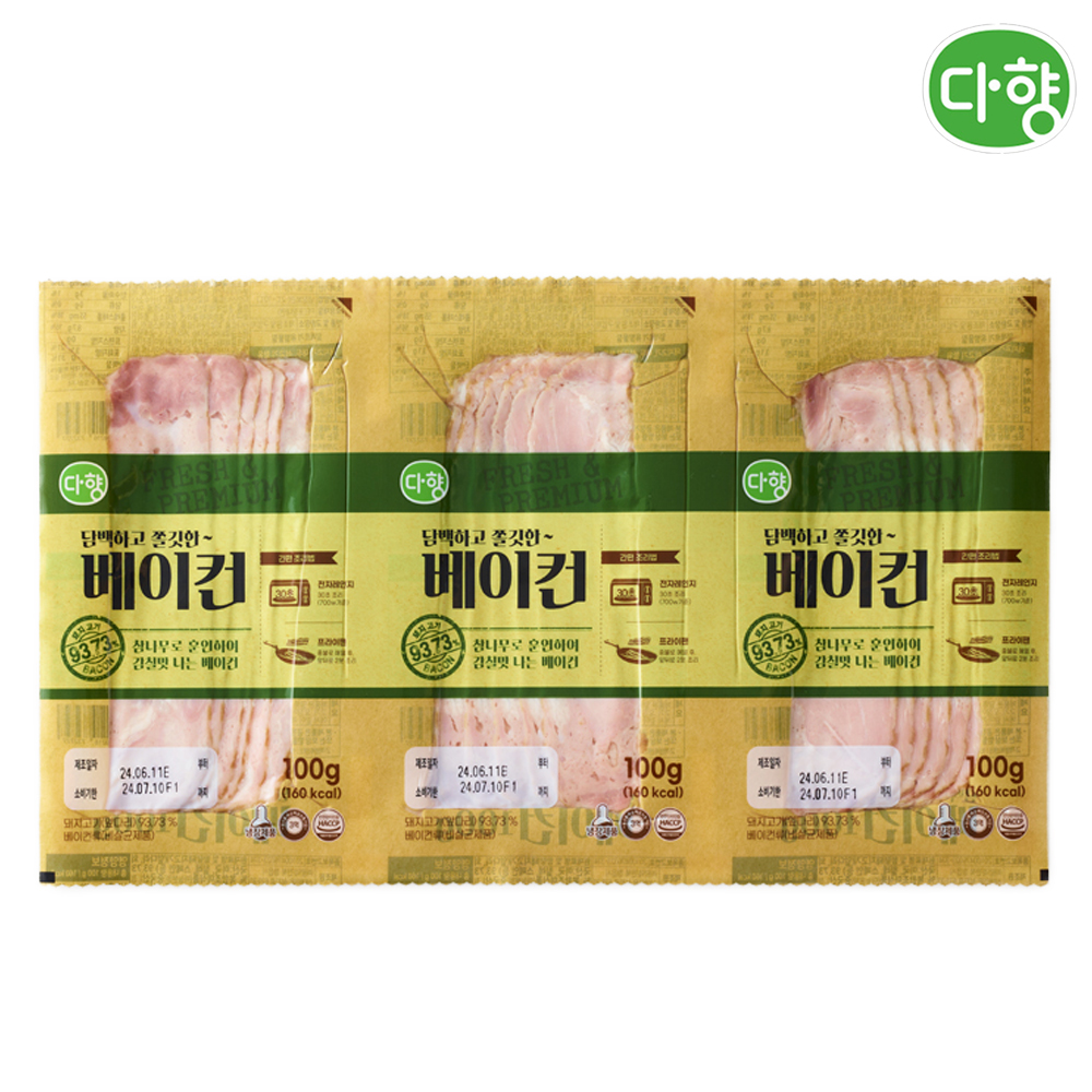 다향 담백하고 쫄깃한 베이컨말이 베이컨 300g - 상품 이미지