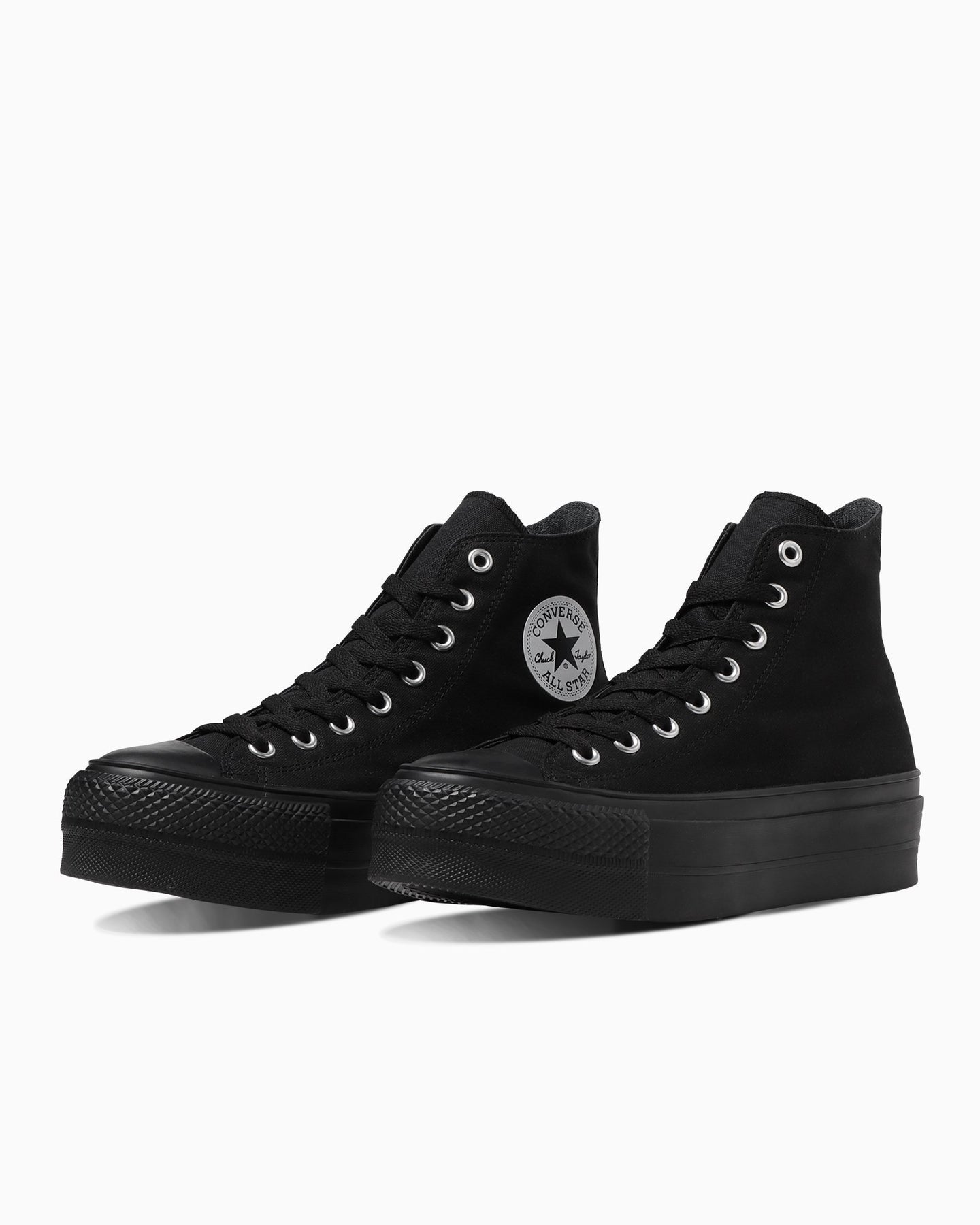 컨버스 CONVERSE 올스타 플랫폼 리프티드 하이탑 여성 스니커즈 31311130 블랙 - 상품 이미지