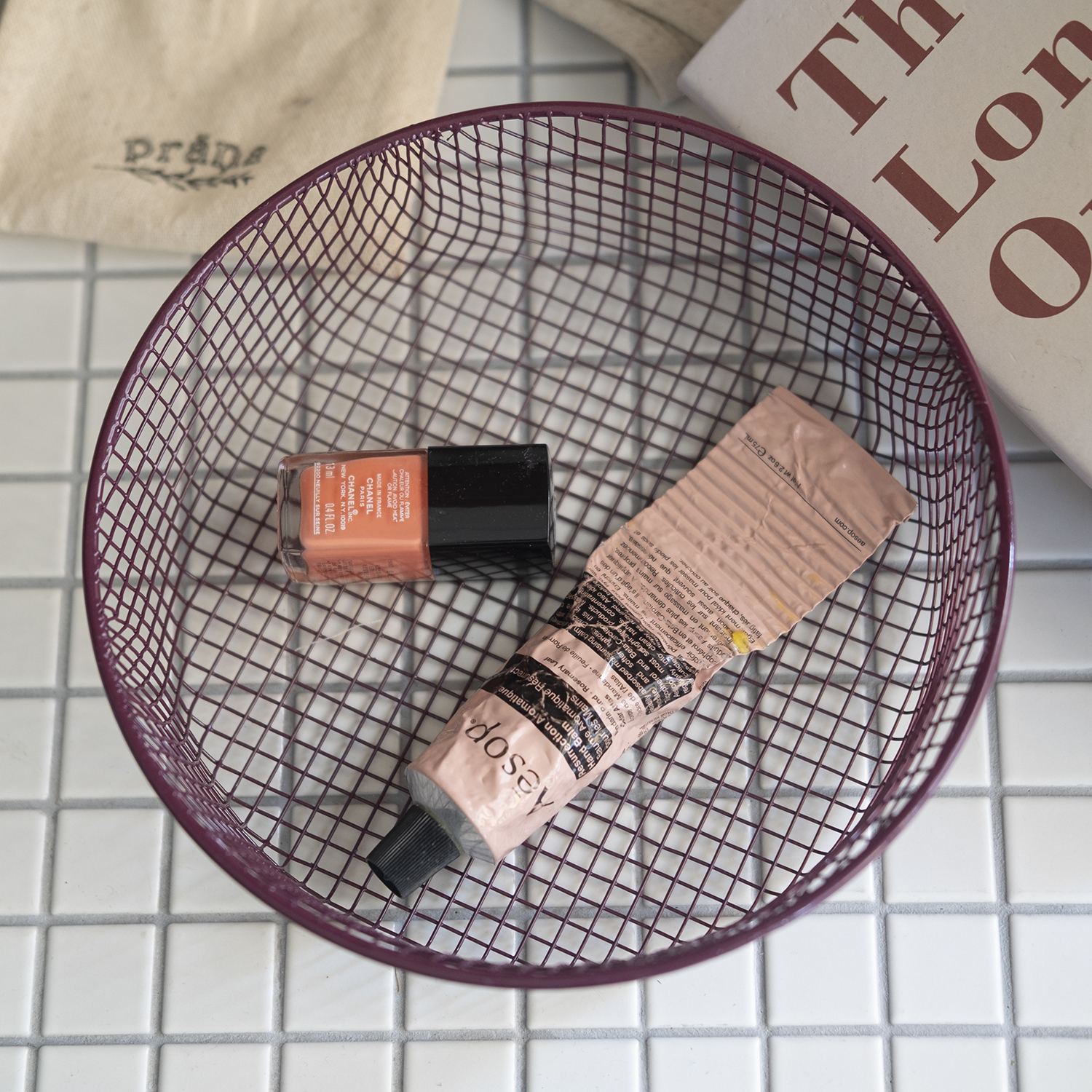 레트로 파스텔톤 철제 원형 바스켓 과일 바구니 주방 정리 와이어 수납함