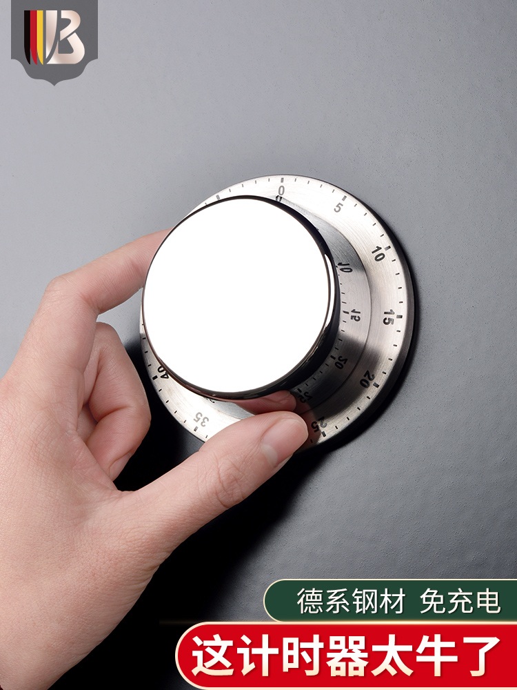 디지털 알람 주방 타이머 베이킹 자석 스테인리스 시간 관리 스마트 - 상세 이미지 2