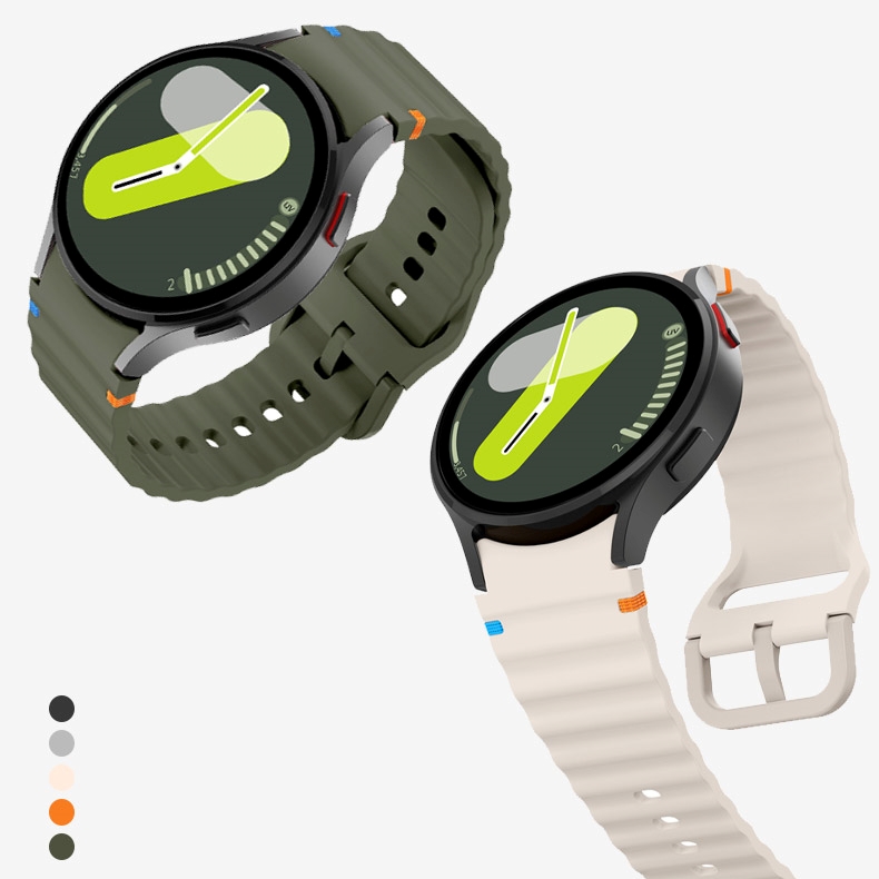 갤럭시워치 스트랩 여름 줄 실리콘 스포츠 픽폼 밴드 갤워치 8 7 6 5