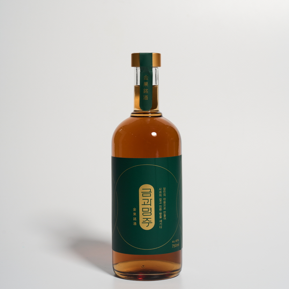 금과명주 40도 750ml 사과 브랜디 리큐르 선물 한국애플리즈 (케이스포함) - 상세 이미지 3