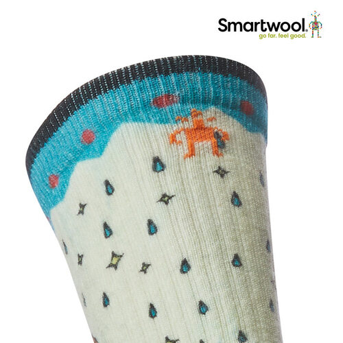 [스마트울] Hike Light Cushion Explore The Unknown Print Crew Socks 스마트울 - 상세 이미지 3