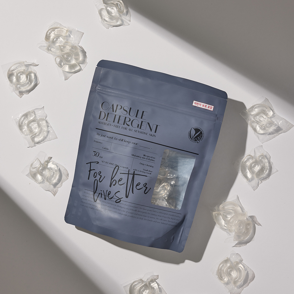 블루워시 캡슐 세탁세제[시그니처 코튼향] 1개 30개입