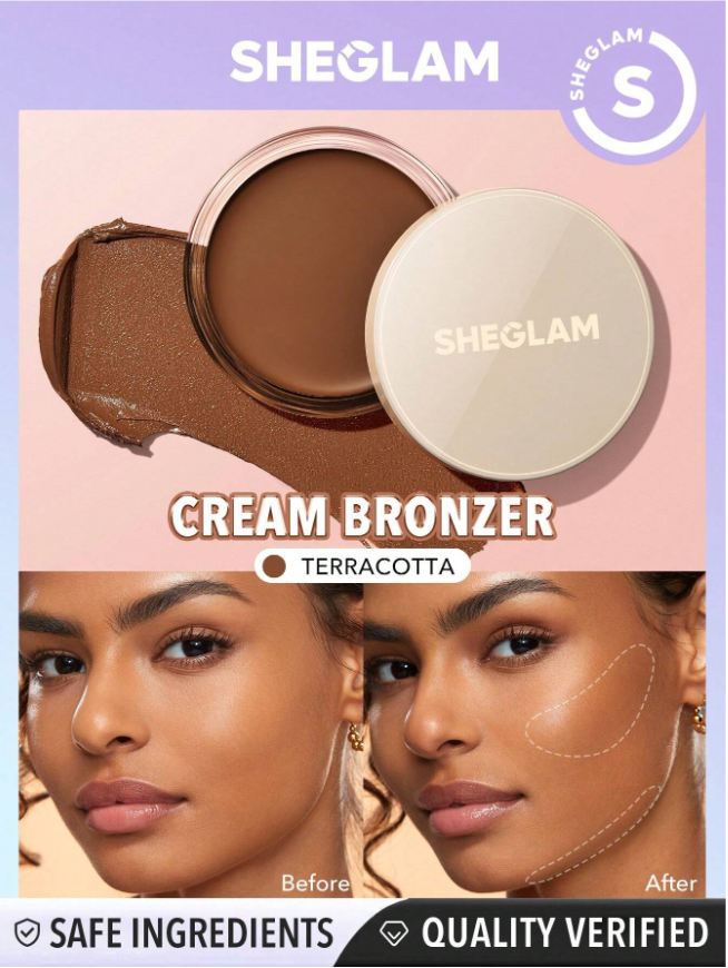 쉬글램 크림 브론저 태닝피부 메이크업 sheglam cream bronzer 이미지 7