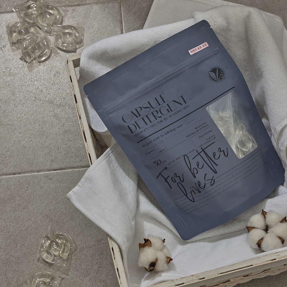 블루워시 캡슐 세탁세제[시그니처 코튼향] 1개 30개입