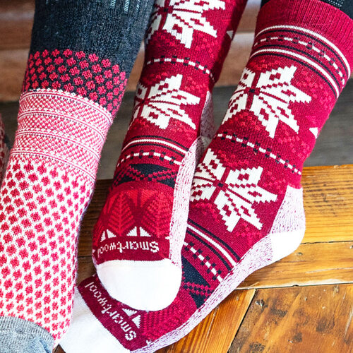 [스마트울] Women's Everyday Cozy Lodge Crew Socks - 상세 이미지 5