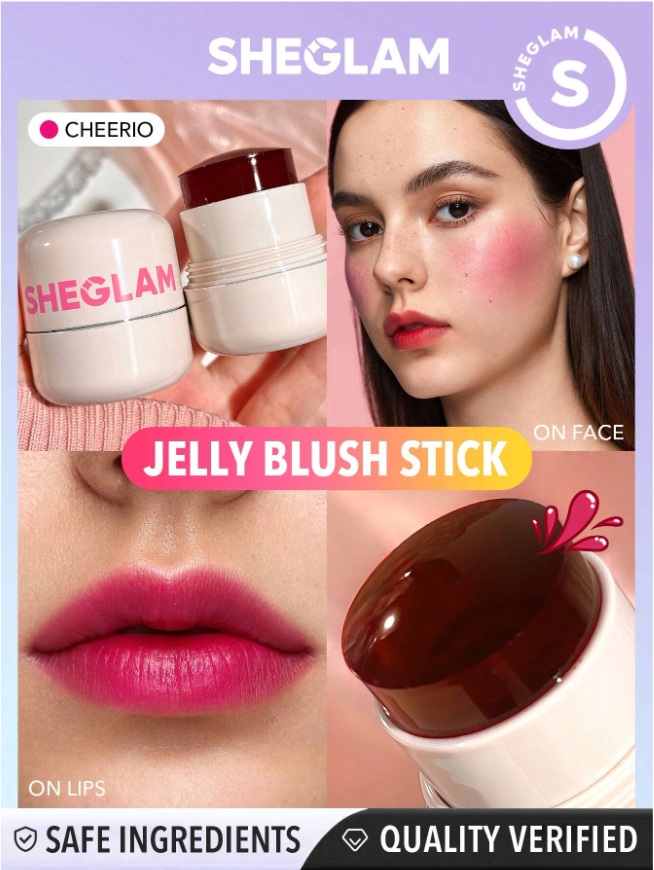 젤리 블러셔 립앤치크 쉬글램 sheglam jelly-licious lip&blush - 상세 이미지 4