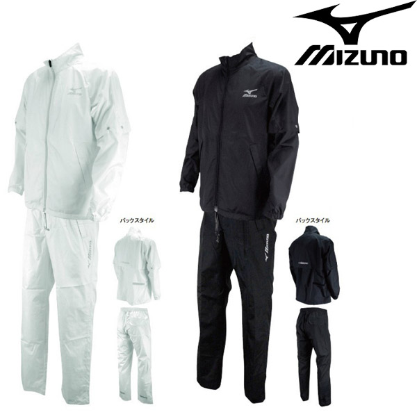 미즈노 MIZUNO 바람막이 골프 웨어 레인코트 발수 방수 세트 52MG6A01 - 메인 이미지
