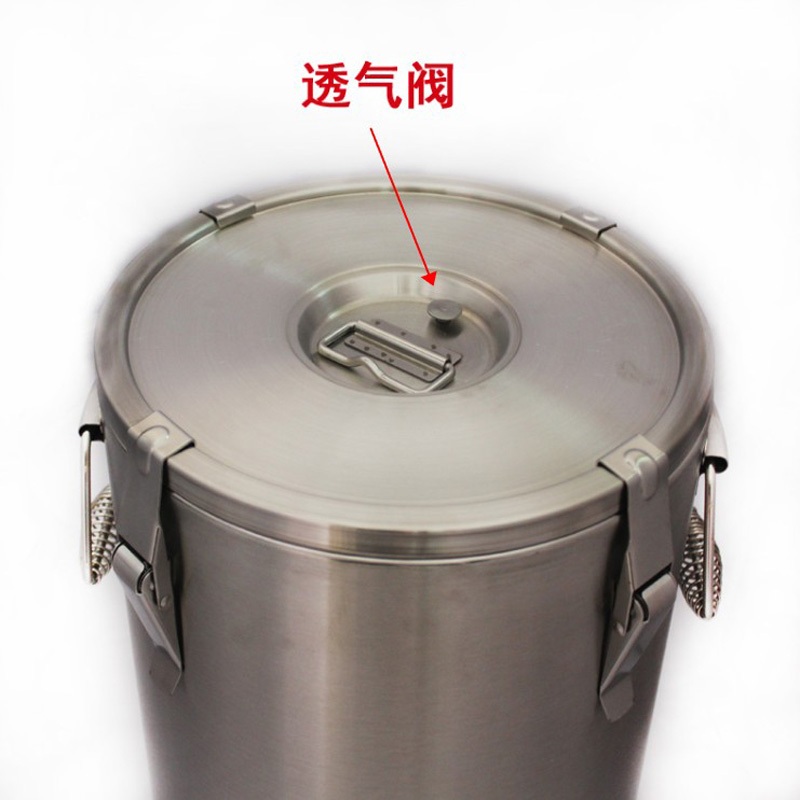 업소용 육수통 스테인리스 발효통 스틸 단열 밀봉 부식방지 캐티 140개- 70L (48x51cm) - 상세 이미지 3