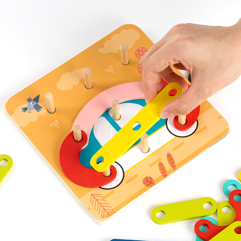 [투키토이] 패턴학습퍼즐 퍼즐 원목패턴 인지학습 모양맞추기 Tookytoy 코레샵 - 상세 이미지 5
