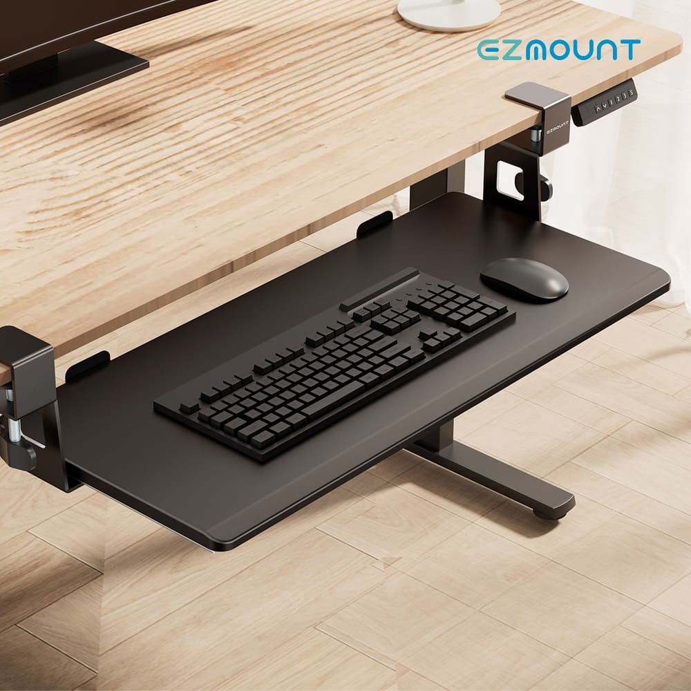 EZ 슬라이딩 무타공 키보드 트레이 받침대 거치대