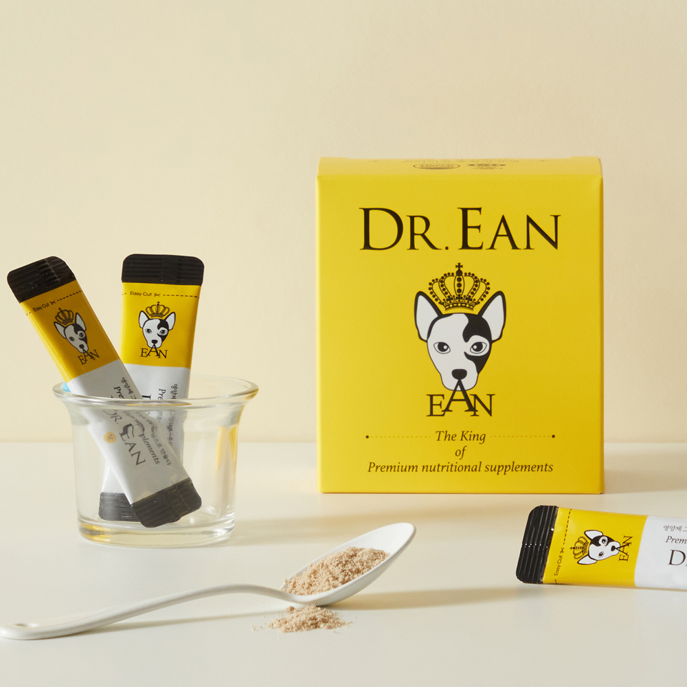 강아지 종합영양제 닥터이안, 슬개골 기관지 기침 눈물 피부 관절 간 노견 영양제, 1박스