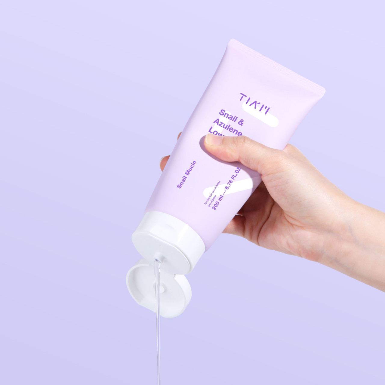 티암 스네일 & 아줄렌 약산성 클렌저 200ml / 저자극 민감피부 예민피부 진정 젤 클렌징 - 상세 이미지 2