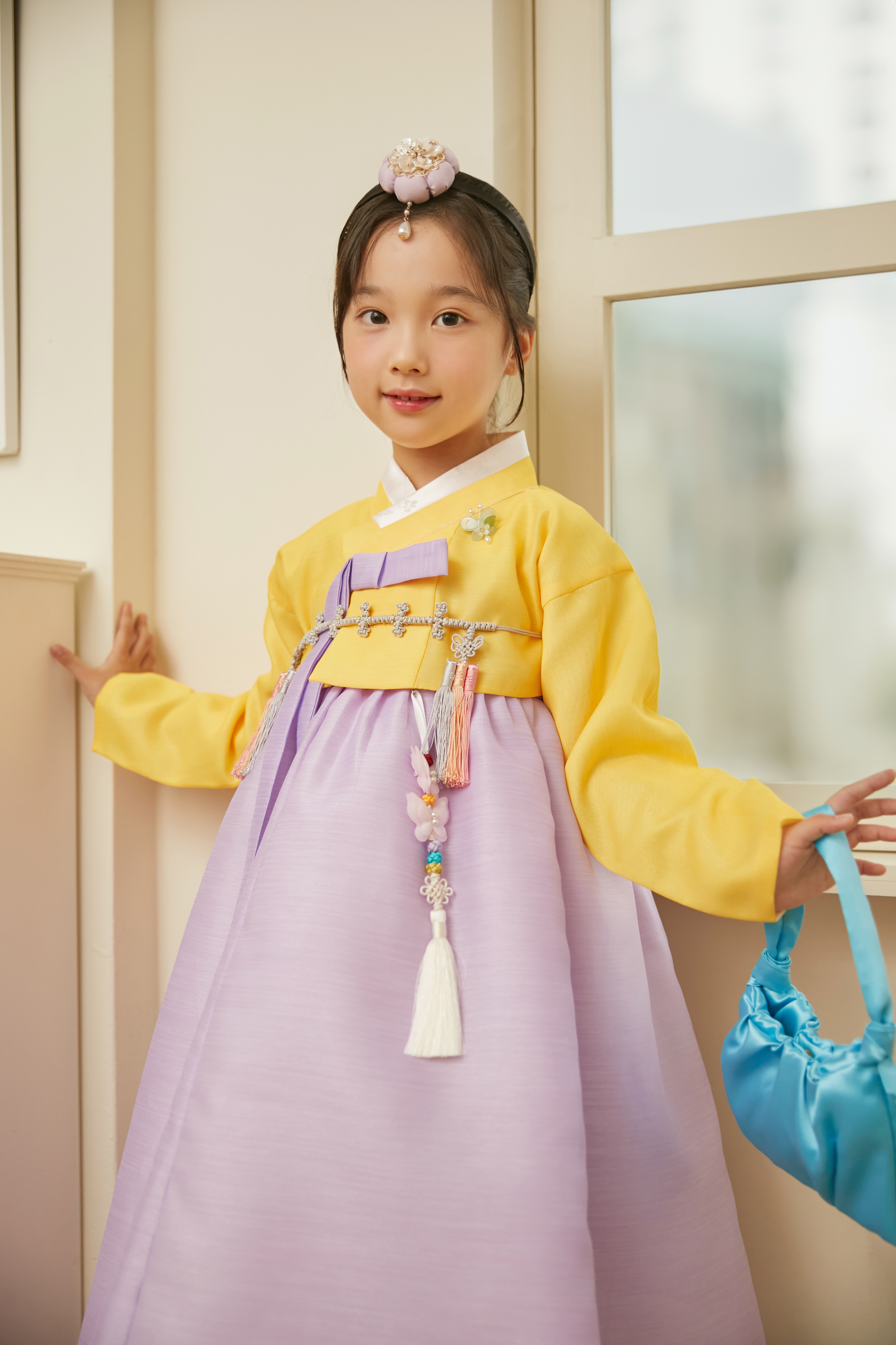 여아 한복 아기 어린이 고급 아동 돌 유아 초등 핑크 민트 추석 주니어 여자아기 아동 상품 이미지
