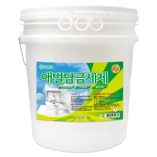 크로바 1종 애벌담금세제 분말형 18kg 업소용 대용량 말통 - 상품 이미지
