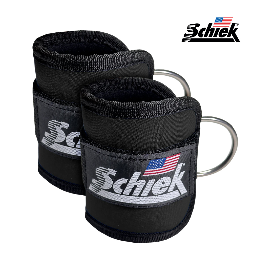 SCHIEK 1707 프리미엄 앵클 커프 다리 둔근 어깨 헬스 스트랩 킥백 케이블 시크 쉬크 - 메인 이미지