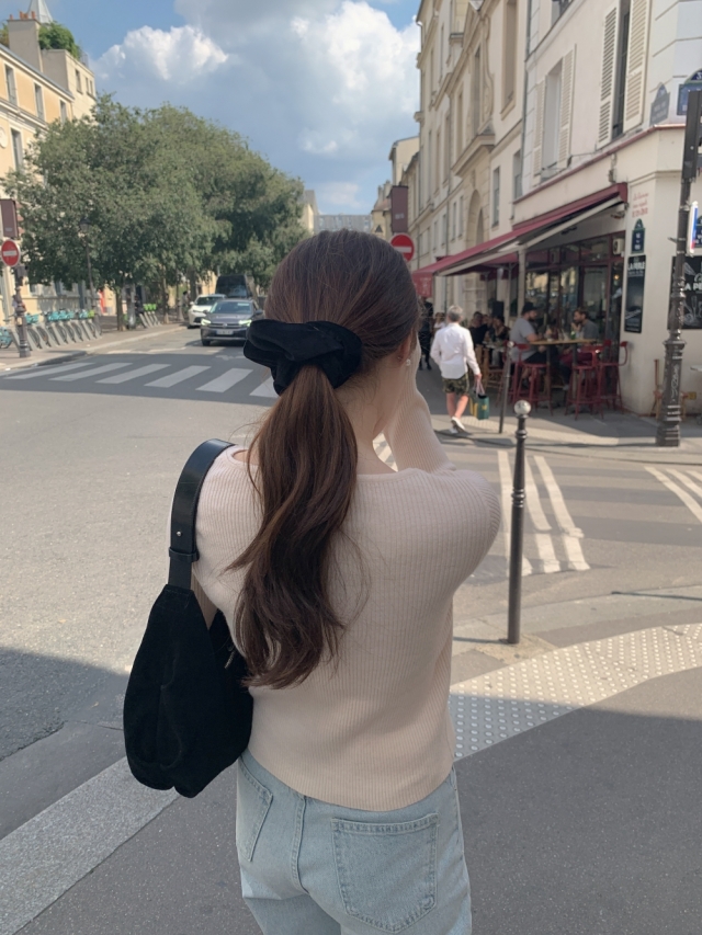 💕URBANE MADE💕 벨벳 곱창밴드 헤어 스크런치 머리끈 헤어슈슈 (당일출고 4c) 상세 이미지 327