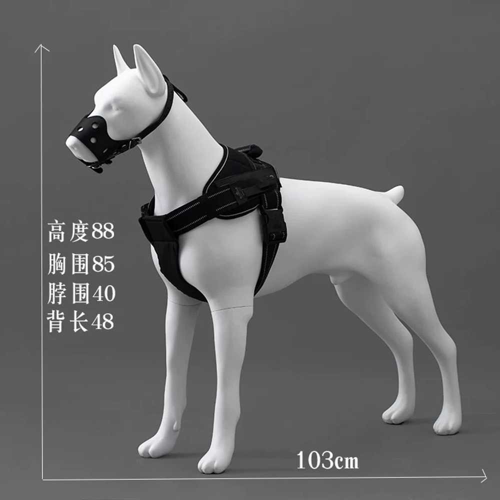 강아지 마네킹 의류 쇼핑몰 디스플레이 애견샵 소품 무광 백색 앞다리 분리형 - 상세 이미지 3