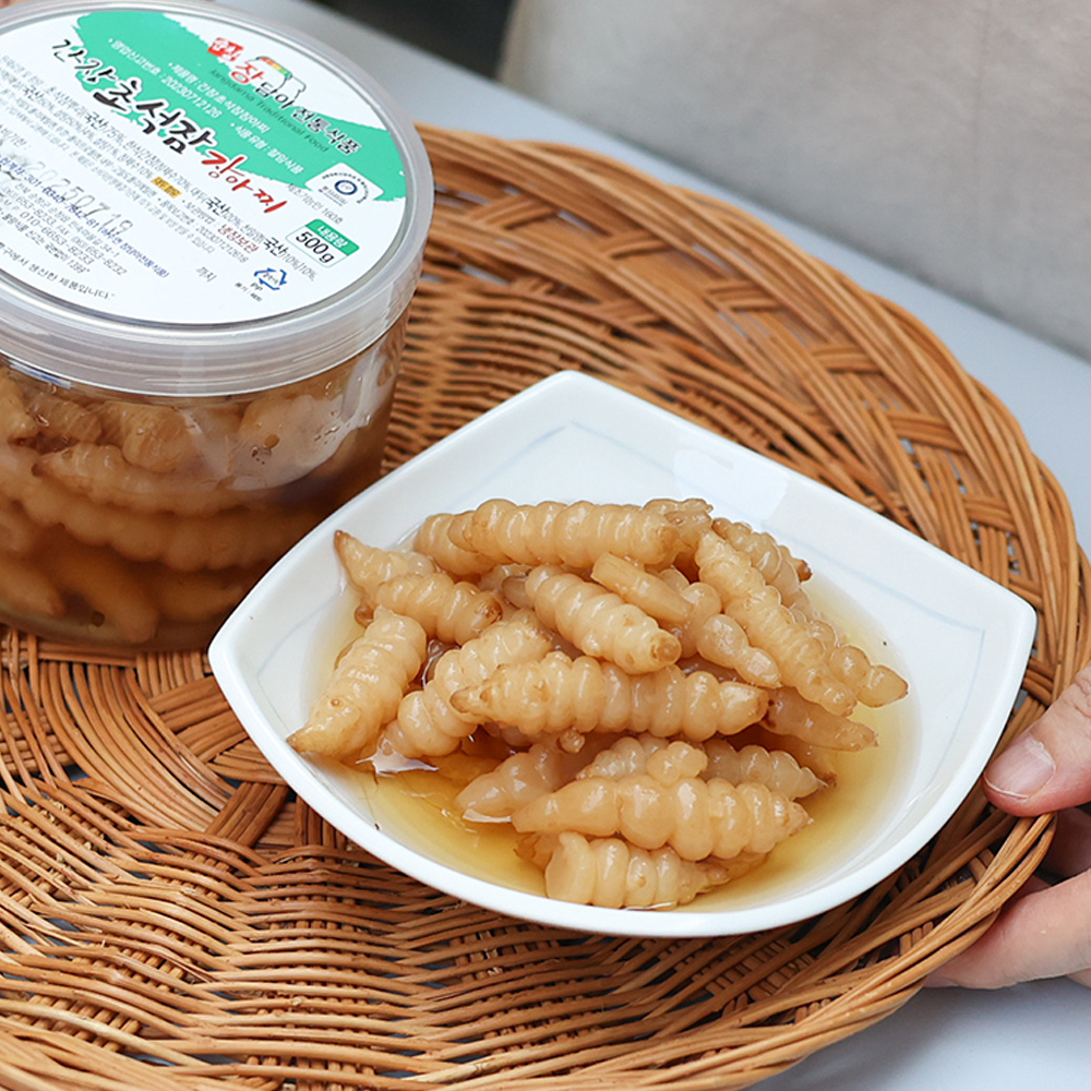 국산 초석잠 장아찌 골뱅이형 아삭아삭 순창 장담아 500g, 1개 이미지 8
