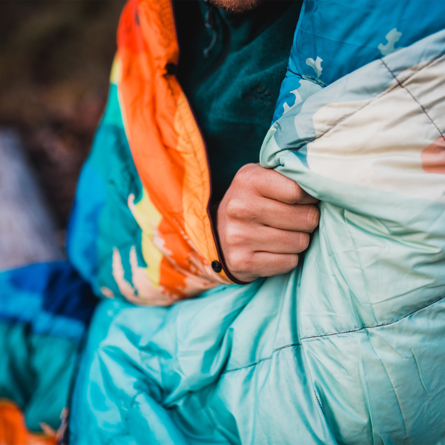 덕다운 패딩담요 캠핑이불 차박 초경량 사계절 다용도 침낭 블랭킷 프로