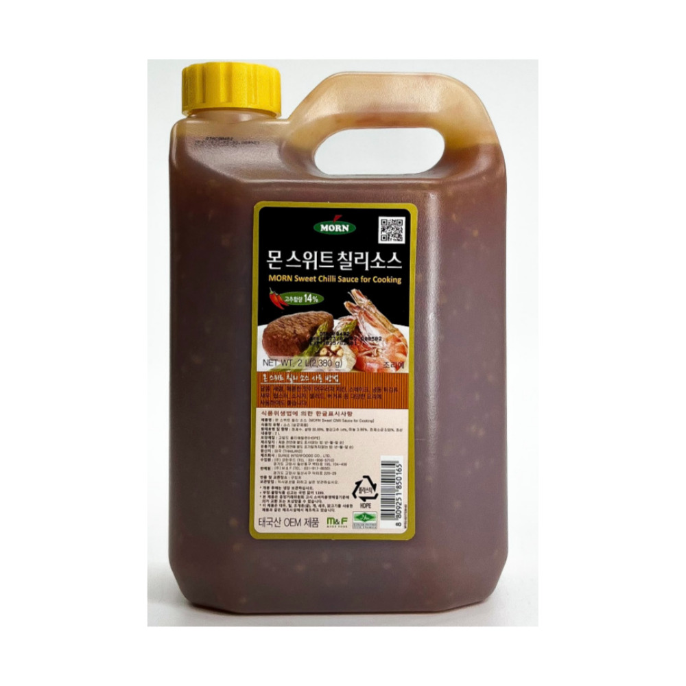 수리인터푸드 몬 스위트 칠리소스 용량별 2kg, 6개 - 상품 이미지