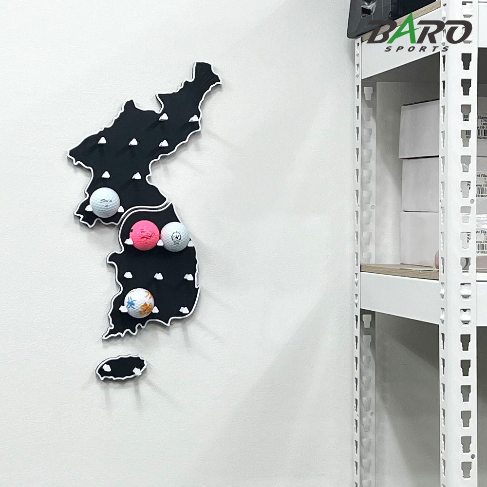 한반도 골프공 보관 진열대 홀인원 기념 골프사인공 벽걸이 - 상세 이미지 2