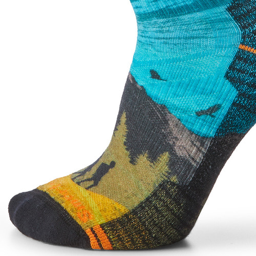 [스마트울] Hike Light Cushion Great Excursion Print Crew Socks 스마트울 - 상세 이미지 5