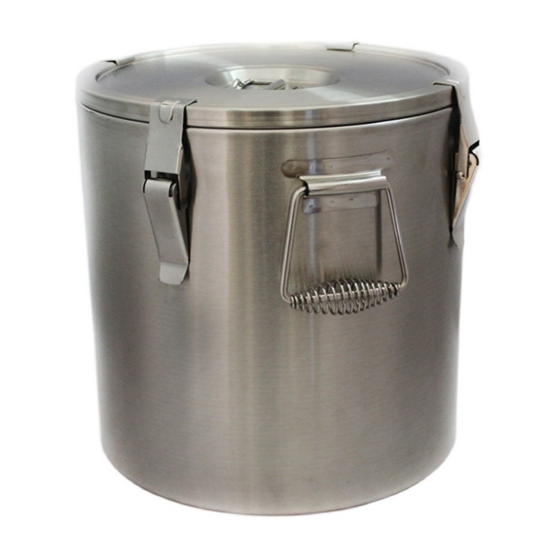 업소용 육수통 스테인리스 발효통 스틸 단열 밀봉 부식방지 캐티 140개- 70L (48x51cm) - 상세 이미지 5