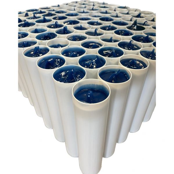 리튬 그리스 구리스 고성능 윤활제 리퍼블릭 오일 블루 하이 템프 2 10x14oz 복합 다목적 섀시 휠 베어링 끈적임 EP2 극압 5번째 아그리컬쳐... 