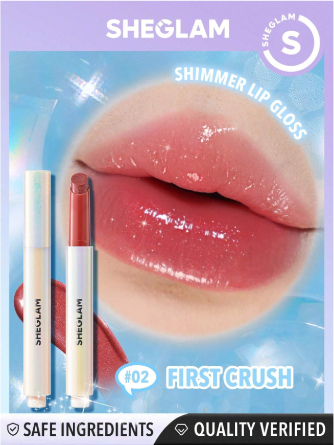 쉬글램 파우트 퍼펙트 글로시밤 립플럼퍼 펄 글리터 쉬머 sheglam lip 이미지 8