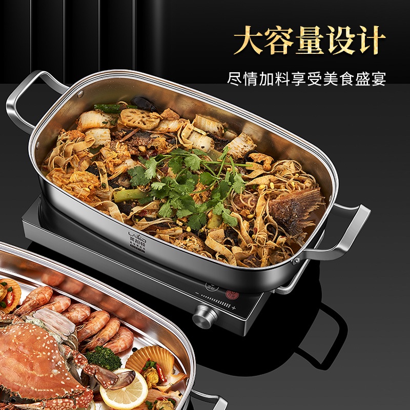 생선찜기 찜냄비 고구마 스텐 생선 대형 업소용 찜솥 타원형 스테인레스 만두 - 상세 이미지 4