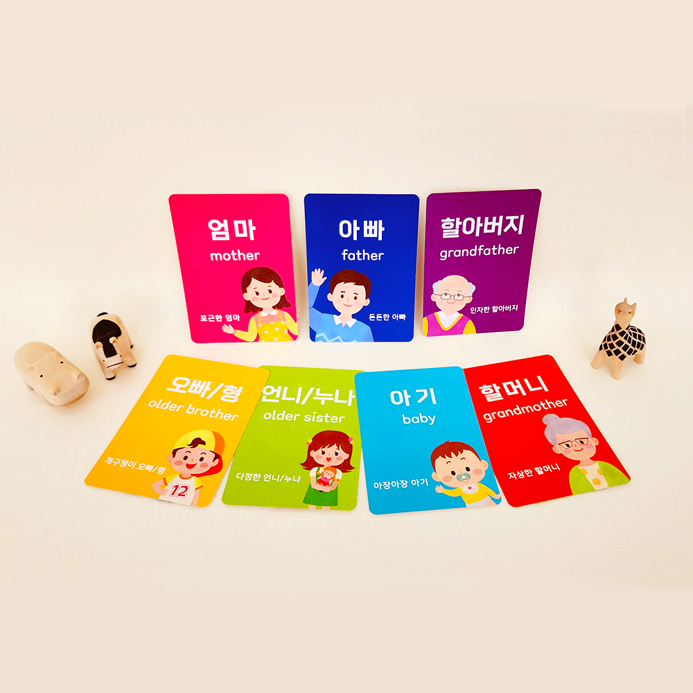 터미플레이 낱말카드 136장 한글 영어 동물 사물 알파벳 그림 아기단어카드 이미지 6