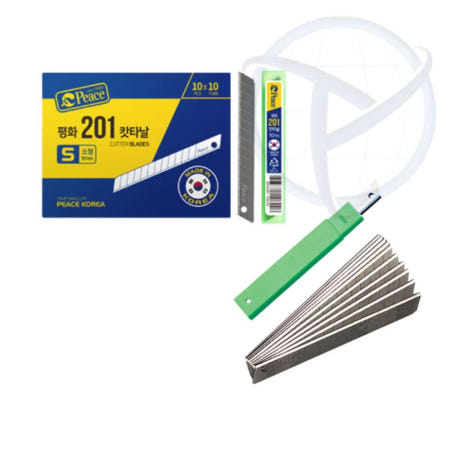 [PENETRADE 협력사]PEACE 소형커터날 9mm S날 캇타칼날