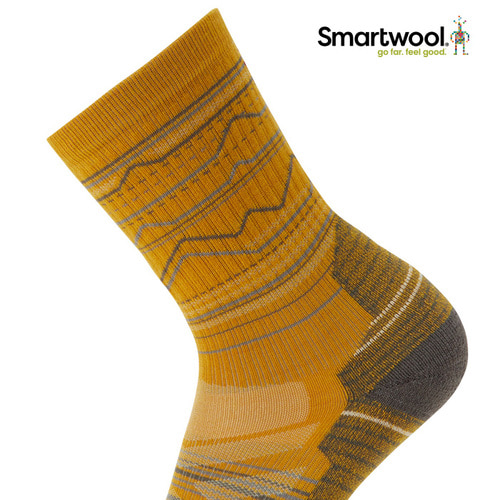 [스마트울] Hike Light Cushion Mountain Range Pattern Crew Socks 스마트울 - 상세 이미지 3